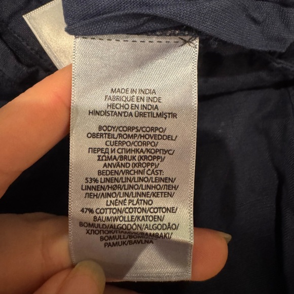 Polo Ralph Lauren Shorts Classic Fit Linen Blend Flat Front Chino - Picture 5 of 7